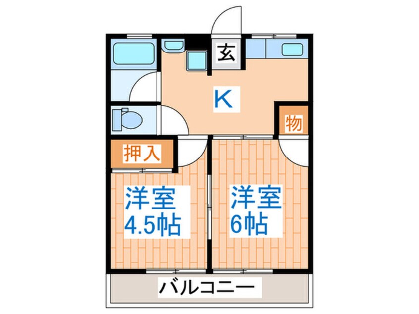 間取図 シティハイム高橋