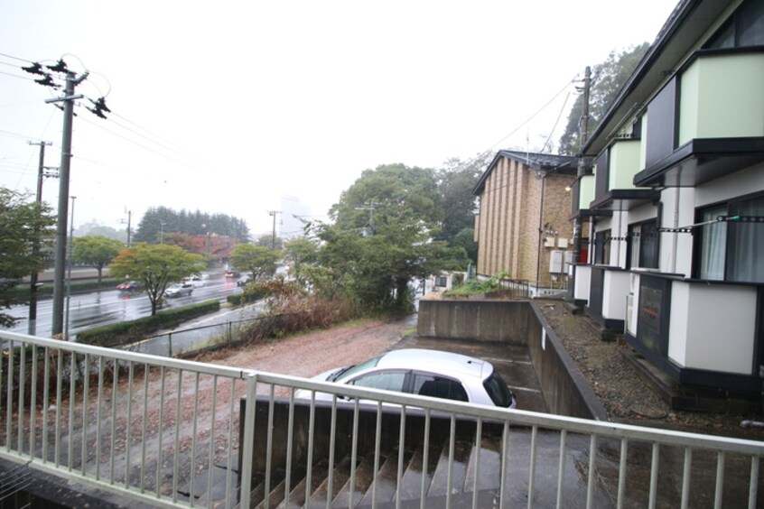 室内からの展望 ミルディエス越路