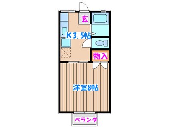 間取図 シティハイツ福住
