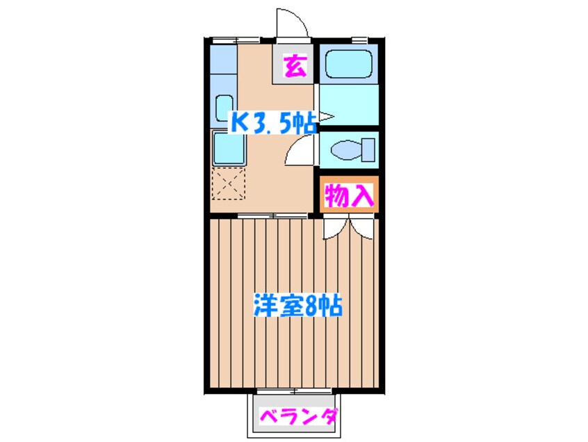 間取図 シティハイツ福住