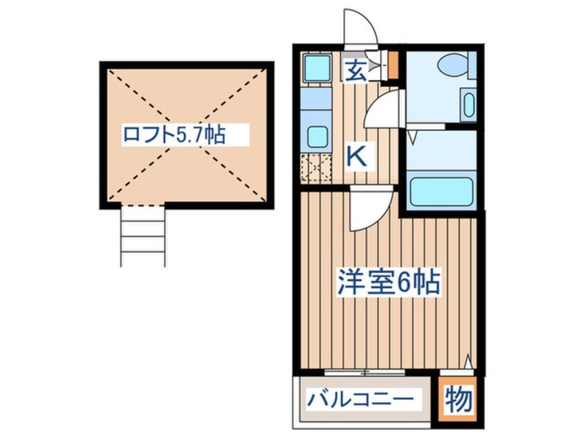 間取図 ア－ルグランデ北仙台