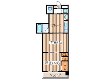 間取図 クレスト連坊