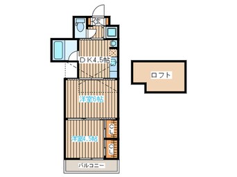 間取図 クレスト連坊