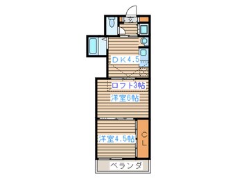 間取図 クレスト連坊