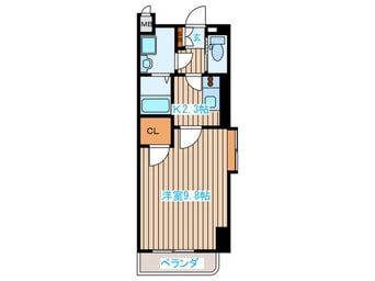 間取図 アンソレイユ河原町