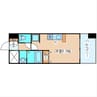 スクエア泉中央 1Rの間取り