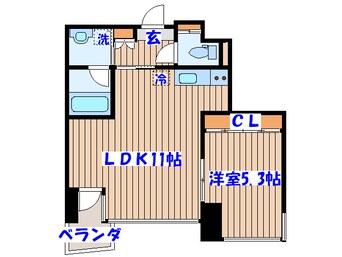 間取図 フェリシダ五橋