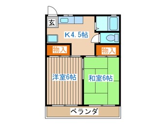 間取図 コーポ伊藤