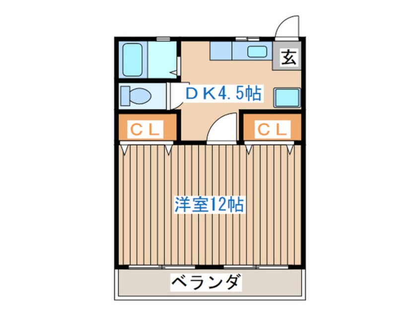 間取図 コーポ伊藤