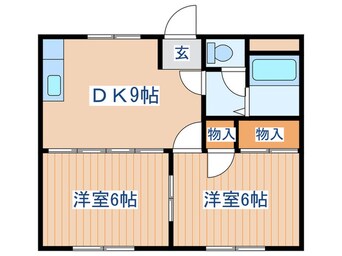間取図 シティハイツ大友