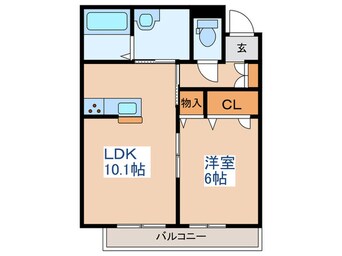 間取図 グランカーサ長町