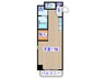 メゾンドールヘンミ 1Rの間取り