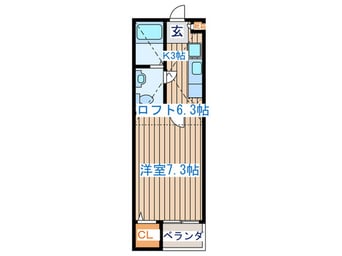 間取図 ミモザ