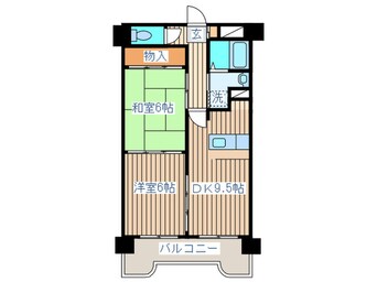 間取図 福田町レジデンス