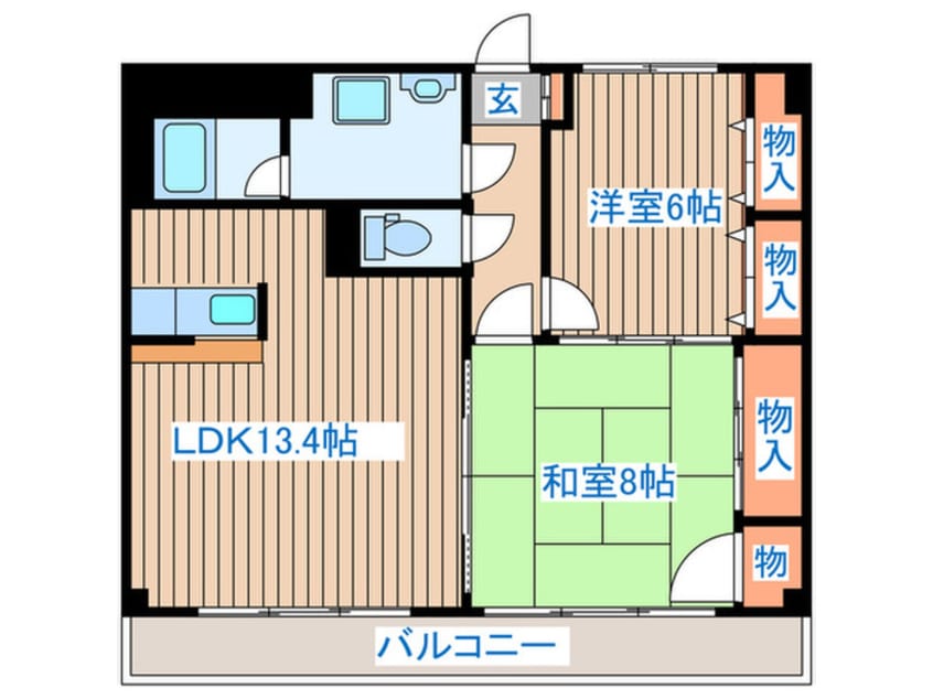 間取図 エクセレンスＭＡＲＵＺＥＮ