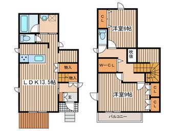 間取図 モアルネ多賀城ヴェント