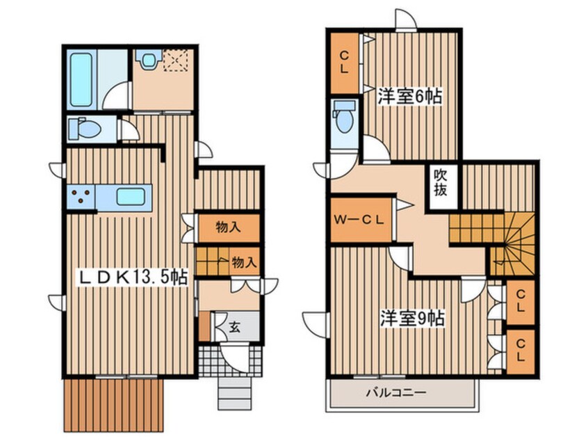 間取図 モアルネ多賀城ヴェント