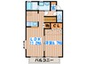 サンベアー平成 1LDKの間取り