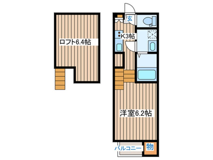 間取図 ハーモニーテラス南小泉Ⅲ