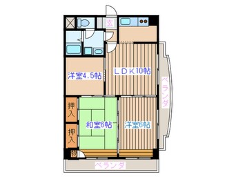 間取図 Ｄｉｏ－Ｈｏｒｉ　Ⅱ