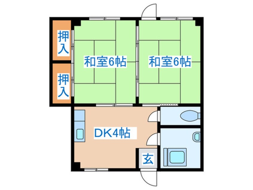 間取図 庄司コーポ