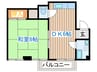 庄司コーポ 1DKの間取り