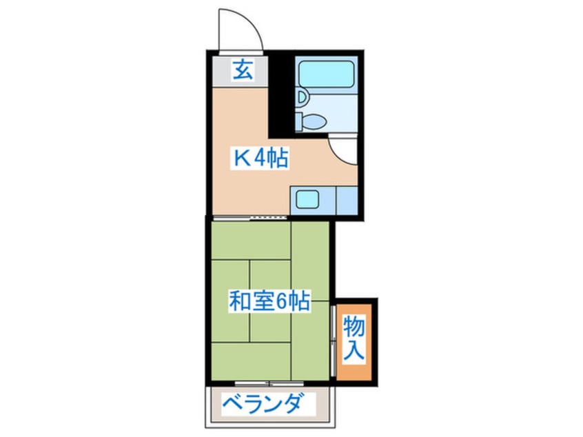 間取図 コーポ・リコ