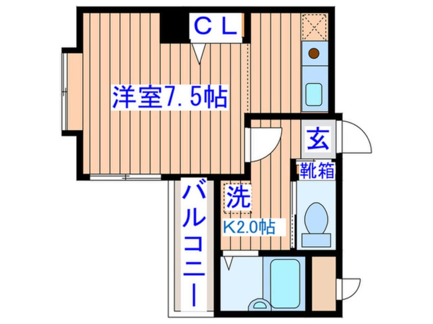 間取図 ベルシティ五橋