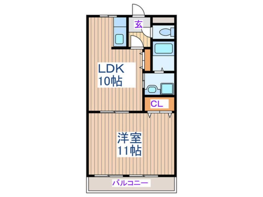 間取図 サンタプレイス高砂Ⅲ