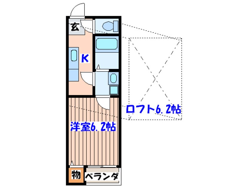 間取図 プルメリ－プル