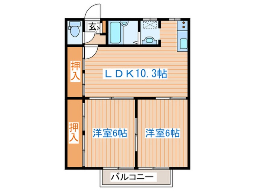 間取図 Ｋハイツ