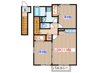 間取図 アンビックス利府壱番館