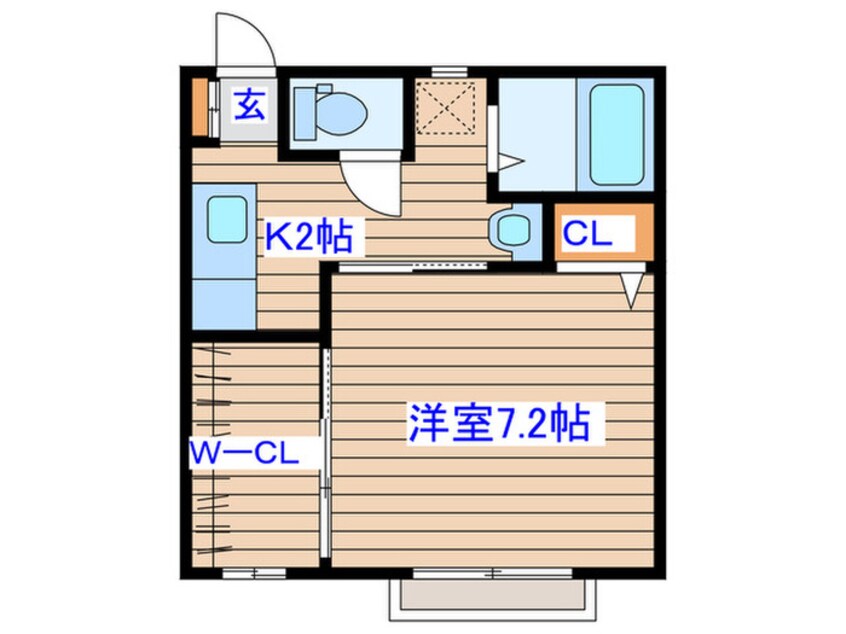 間取図 コ－ポ大清東仙台