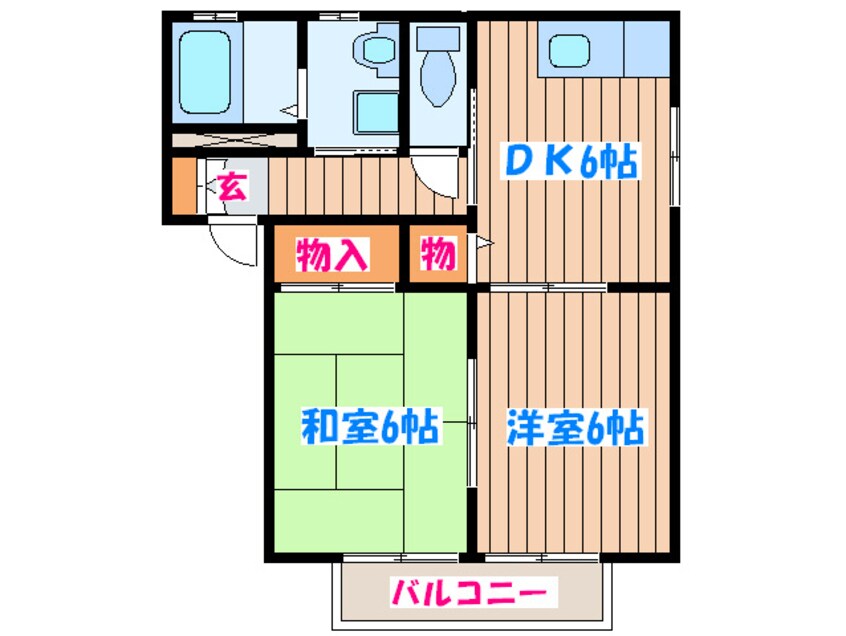 間取図 パディ壱番館