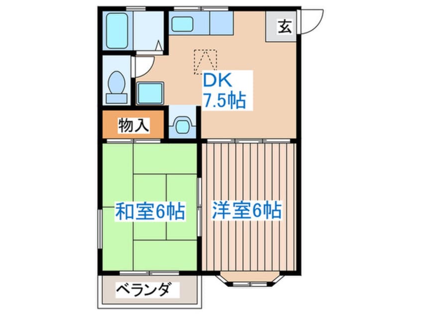 間取図 ファレノ福沢Ａ