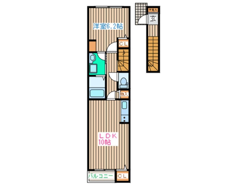間取図 エスポワールⅡ