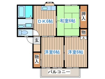 間取図 コ－ポロ－ズ