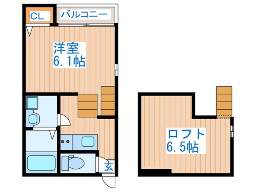 間取図 ハーモニーテラス岩切Ⅳ