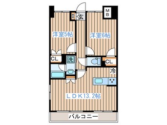 間取図 エスコートワン