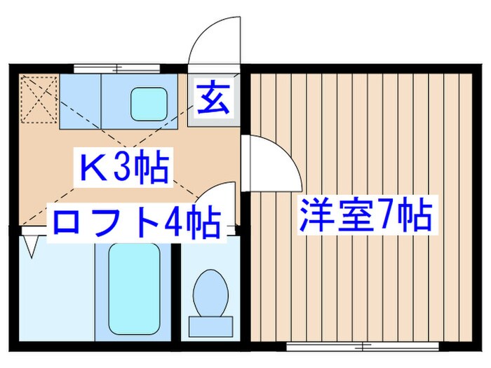間取り図 ＰＥＡＮＵＴＳ　８