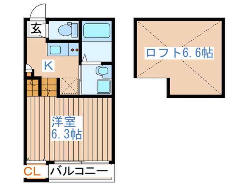 間取図 FERIO仙台