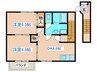 アライブ　Ａ 2DKの間取り