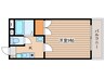 ソレム南風 1Kの間取り