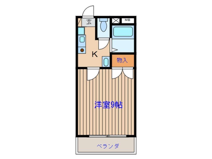 間取図 ソレム南風