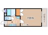 ソレム南風 1Kの間取り
