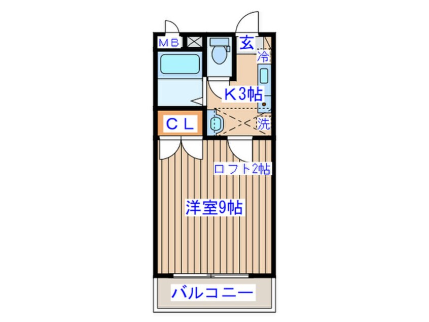 間取図 ソレム南風