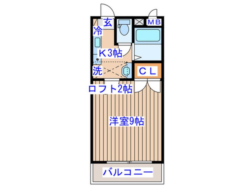 間取図 ソレム南風