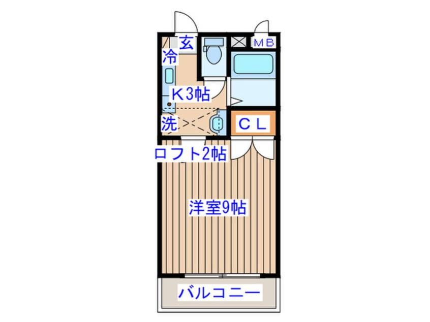 間取図 ソレム南風