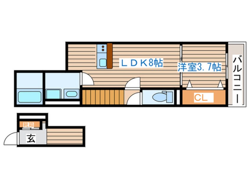 間取図 ラフィーノ長町南