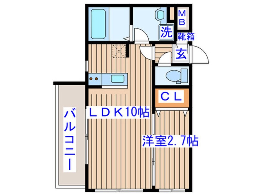 間取図 サンシャイン太子堂